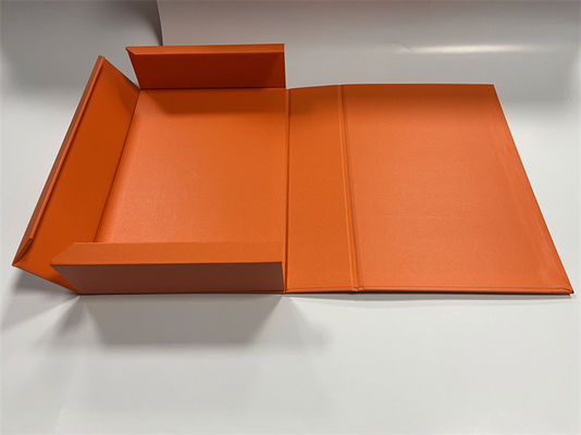 Boîte en papier pliable robuste avec fermeture magnétique en carton rectangulaire