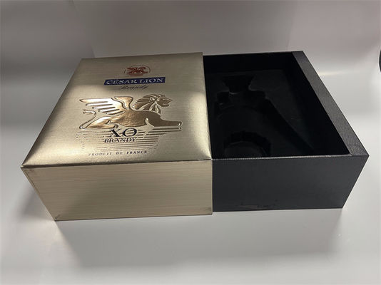 Boîtes d'emballage de vins de luxe personnalisées 750 ml Boîte de vin premium