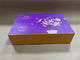 Boîte cadeau cosmétique en papier brillant FSC Boîtes cadeau en carton personnalisées