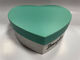 Boîte cadeau rigide en CMYK Boîte en carton en forme de cœur vert Fermeture magnétique